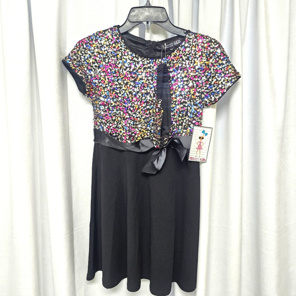 TRIXXI GIRL Confetti Dress w Headband